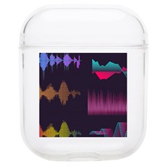 Colorful Sound Wave Set Soft Tpu Airpods 1/2 Case by Bedest