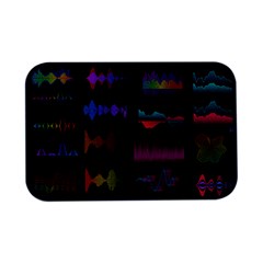 Colorful Sound Wave Set Open Lid Metal Box (silver)   by Bedest