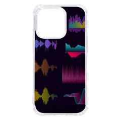 Colorful Sound Wave Set Iphone 14 Pro Tpu Uv Print Case by Bedest