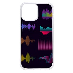 Colorful Sound Wave Set Iphone 13 Pro Max Tpu Uv Print Case by Bedest