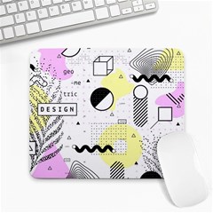 Graphic Design Geometric Background Large Mousepad by Bedest