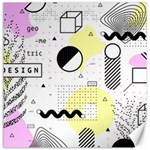 Graphic Design Geometric Background Canvas 12  x 12  11.4 x11.56  Canvas - 1