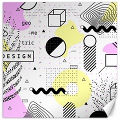 Graphic Design Geometric Background Canvas 20  X 20  by Bedest