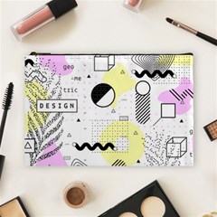 Graphic Design Geometric Background Cosmetic Bag (large) by Bedest