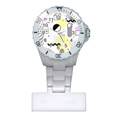 Graphic Design Geometric Background Plastic Nurses Watch