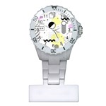 Graphic Design Geometric Background Plastic Nurses Watch Front