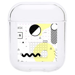 Graphic Design Geometric Background Hard Pc Airpods 1/2 Case by Bedest