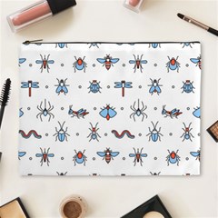 Insects Icons Square Seamless Pattern Cosmetic Bag (xl) by Bedest