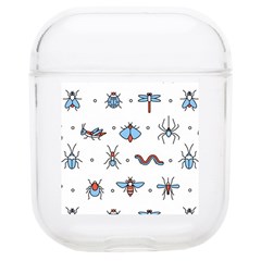 Insects Icons Square Seamless Pattern Soft Tpu Airpods 1/2 Case by Bedest