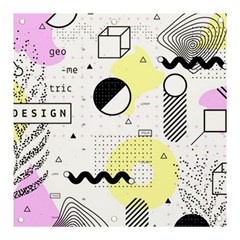 Graphic Design Geometric Background Banner And Sign 3  X 3  by Bedest