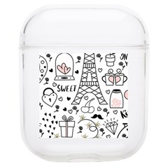 Big Collection With Hand Drawn Objects Valentines Day Soft Tpu Airpods 1/2 Case by Bedest