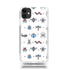 Insects Icons Square Seamless Pattern Iphone 11 Tpu Uv Print Case by Bedest