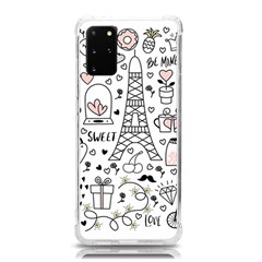 Big Collection With Hand Drawn Objects Valentines Day Samsung Galaxy S20plus 6 7 Inch Tpu Uv Case by Bedest