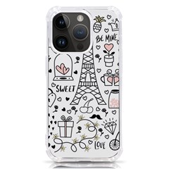 Big Collection With Hand Drawn Objects Valentines Day Iphone 14 Pro Tpu Uv Print Case by Bedest