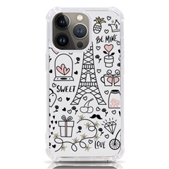 Big Collection With Hand Drawn Objects Valentines Day Iphone 13 Pro Tpu Uv Print Case by Bedest