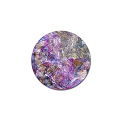 Abstract Pebbles Golf Ball Marker by kaleidomarblingart