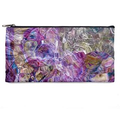 Abstract Pebbles Pencil Case by kaleidomarblingart