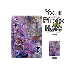 Abstract Pebbles Playing Cards 54 Designs (mini) by kaleidomarblingart