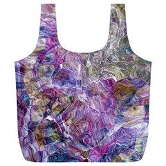 Abstract Pebbles Full Print Recycle Bag (xl) by kaleidomarblingart