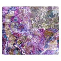 Abstract Pebbles Two Sides Premium Plush Fleece Blanket (small) by kaleidomarblingart