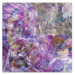 Abstract Pebbles Square Satin Scarf (36  X 36 ) by kaleidomarblingart