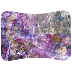 Abstract Pebbles Velour Seat Head Rest Cushion by kaleidomarblingart