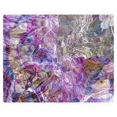 Abstract Pebbles Premium Plush Fleece Blanket (medium) by kaleidomarblingart