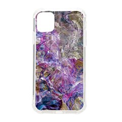 Abstract Pebbles Iphone 11 Tpu Uv Print Case by kaleidomarblingart