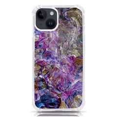 Abstract Pebbles Iphone 14 Tpu Uv Print Case by kaleidomarblingart