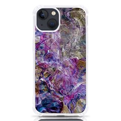 Abstract Pebbles Iphone 13 Tpu Uv Print Case by kaleidomarblingart