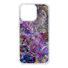 Abstract Pebbles Iphone 13 Pro Tpu Uv Print Case by kaleidomarblingart