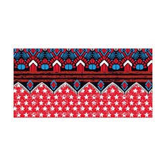 American Indian Pattern Vintage Indian Red Yoga Workout Headband by CoolDesigns