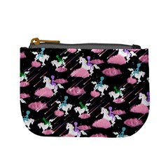 Unicorn Hot Pink Clouds Mini Coin Purse