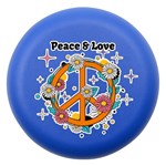 Peace & Love Blue Dento Box with Mirror Front