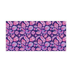 Purple Violet Paisley Floral Yoga Hair Band by CoolDesigns