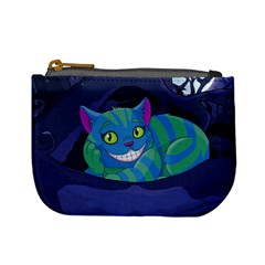 Cute Kitty Cat Dark Purple Mini Coin Pouch by CoolDesigns