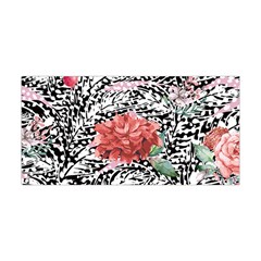 Black Feather Indian Red Roses Pattern Yoga Running Headbands by CoolDesigns