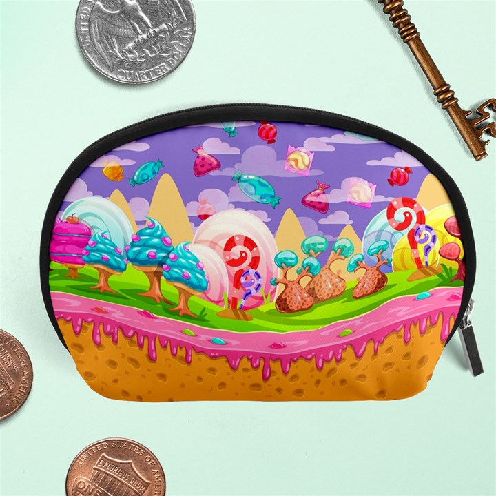 Candyland Blue Violet Candy Accessory Pouch