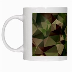 Abstract Vector Military Camouflage Background White Mug by Bedest