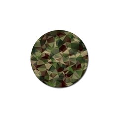 Abstract Vector Military Camouflage Background Golf Ball Marker by Bedest