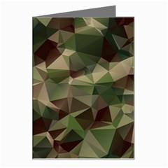 Abstract Vector Military Camouflage Background Greeting Card by Bedest