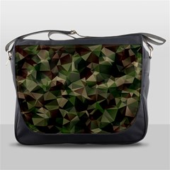 Abstract Vector Military Camouflage Background Messenger Bag by Bedest