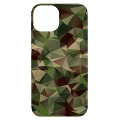 Abstract Vector Military Camouflage Background Iphone 14 Black Uv Print Case by Bedest