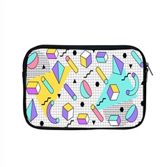 Tridimensional Pastel Shapes Background Memphis Style Apple Macbook Pro 15  Zipper Case by Bedest