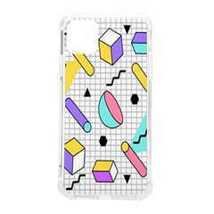 Tridimensional Pastel Shapes Background Memphis Style Iphone 11 Pro Max 6 5 Inch Tpu Uv Print Case