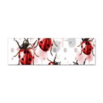 Ladybugs Pattern Texture Watercolor Sticker (Bumper) Front