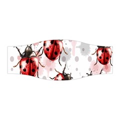 Ladybugs Pattern Texture Watercolor Stretchable Headband by Bedest