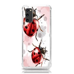 Ladybugs Pattern Texture Watercolor Samsung Galaxy S20 6 2 Inch Tpu Uv Case by Bedest