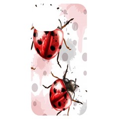 Ladybugs Pattern Texture Watercolor Iphone 14 Black Uv Print Case by Bedest