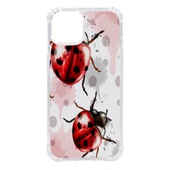 Ladybugs Pattern Texture Watercolor Iphone 14 Tpu Uv Print Case by Bedest